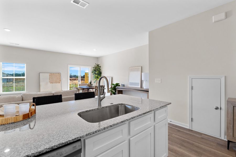 Furnished interior in a model home at Anderson Village in Spartanburg (Image 7).