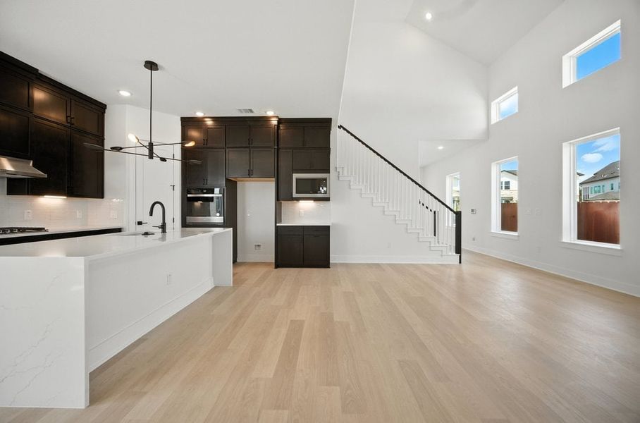 Furnished interior in a model home at Saddle Ridge at Wildhorse Ranch in Austin (Image 20).