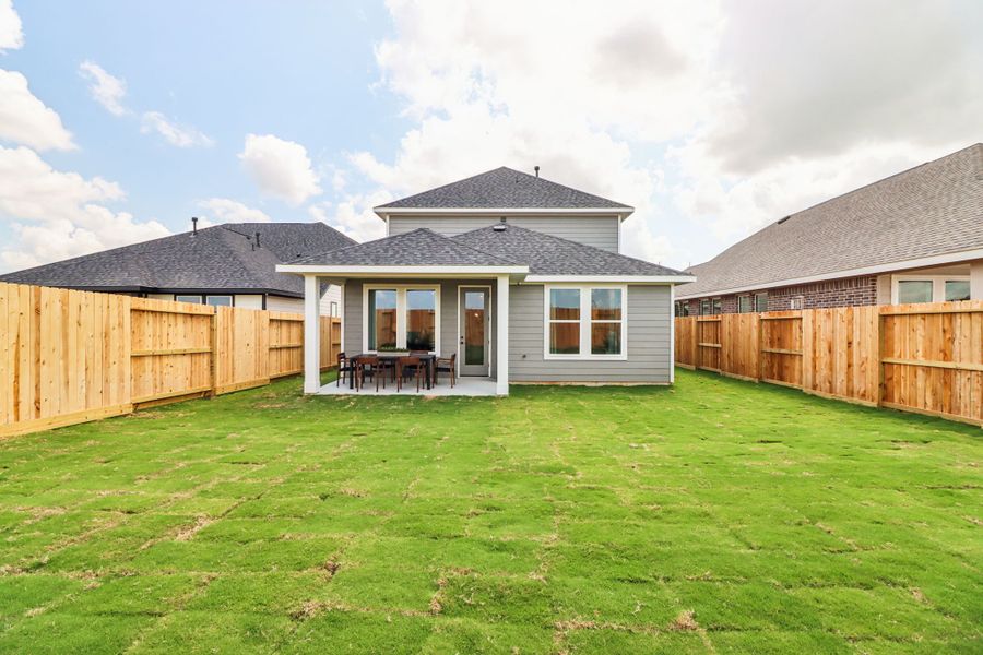 Exterior details of a home in The Cottages Collection at Oakberry Trails, Waller (Image 3).