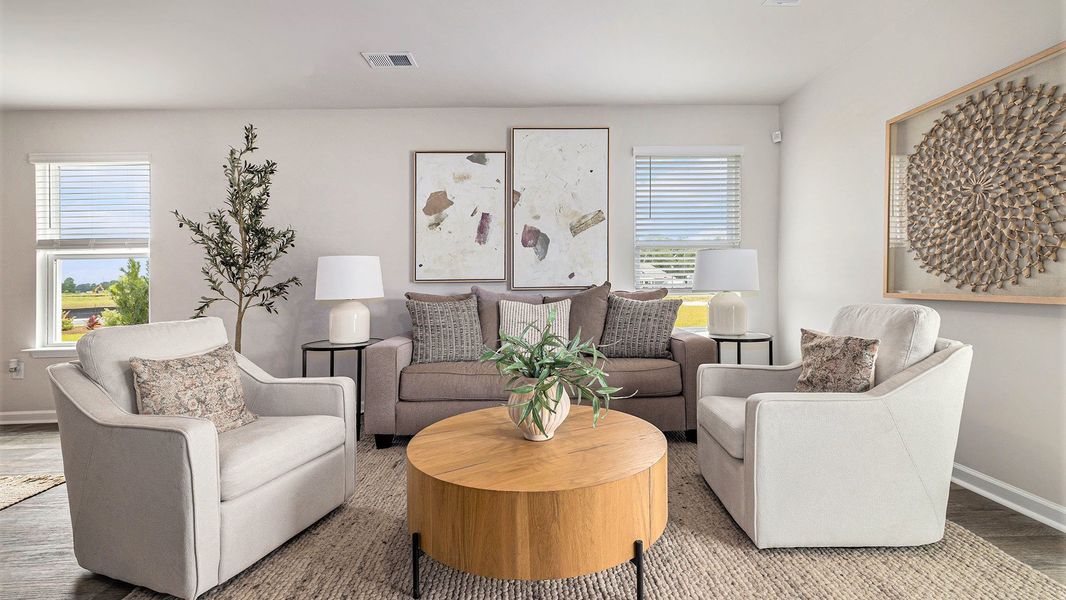 Furnished interior in a model home at Dove Crossing in Conway (Image 9).