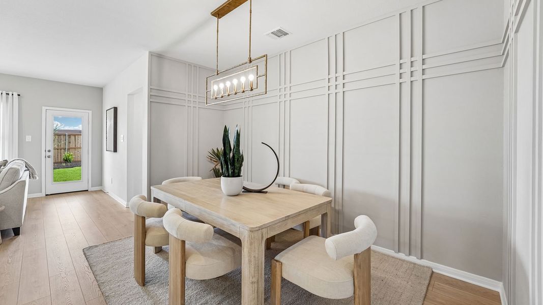 Furnished interior in a model home at Briarwood in Elgin (Image 9).