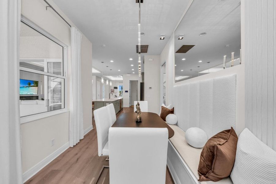 Furnished interior in a model home at Legends Bay in Bradenton (Image 221).