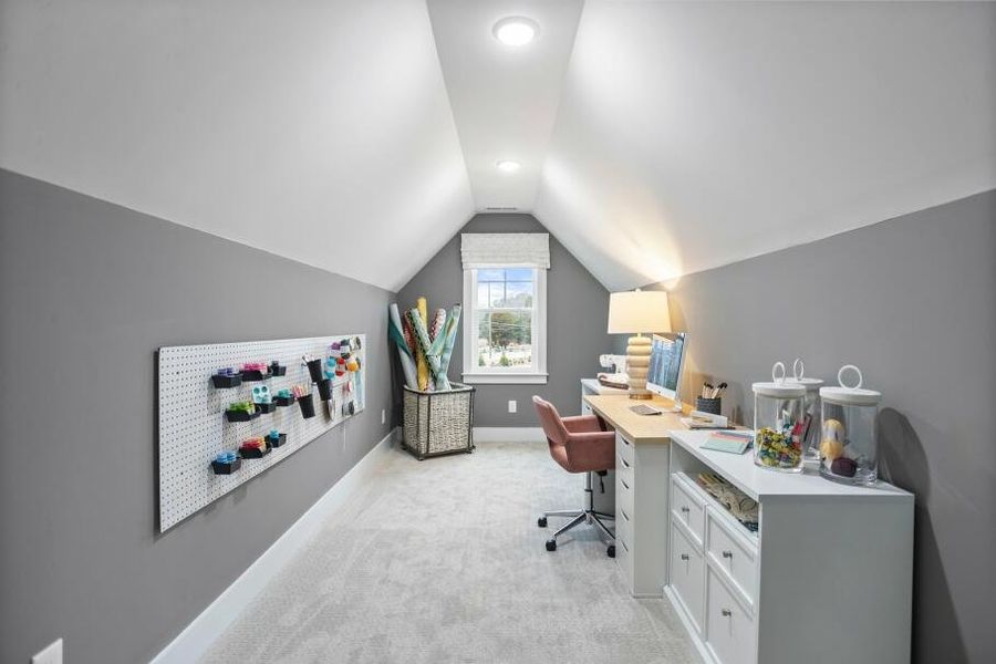 Furnished interior in a model home at Wexford in Elon (Image 21).