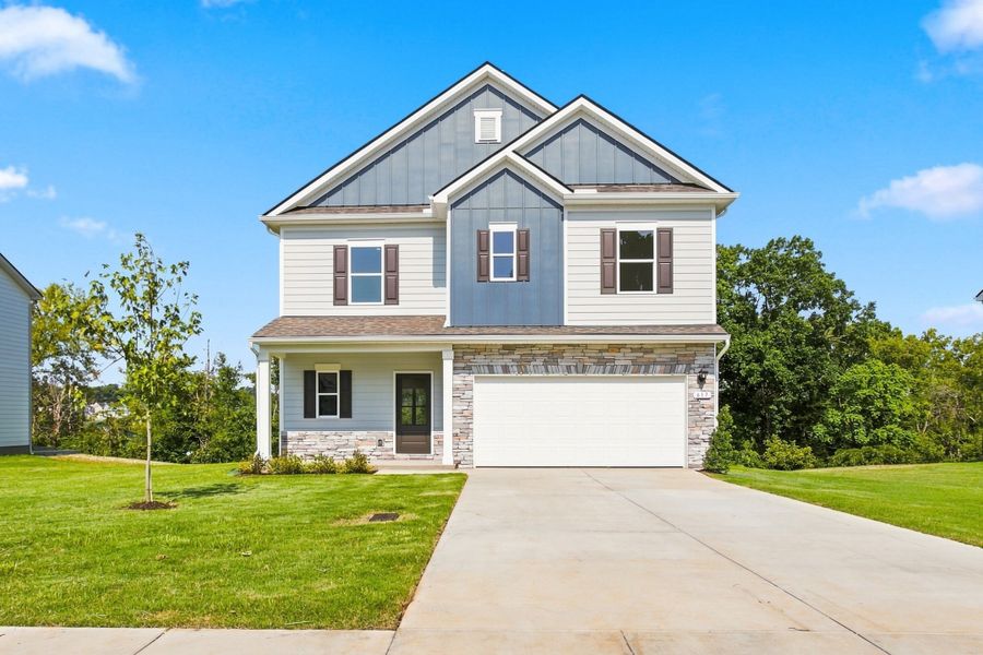 Front exterior of a home in the Hampshire Hills community, located in Columbia, TN (Image 9). Front exterior of a home in the Hampshire Hills community, located in Columbia, TN (Image 9).
