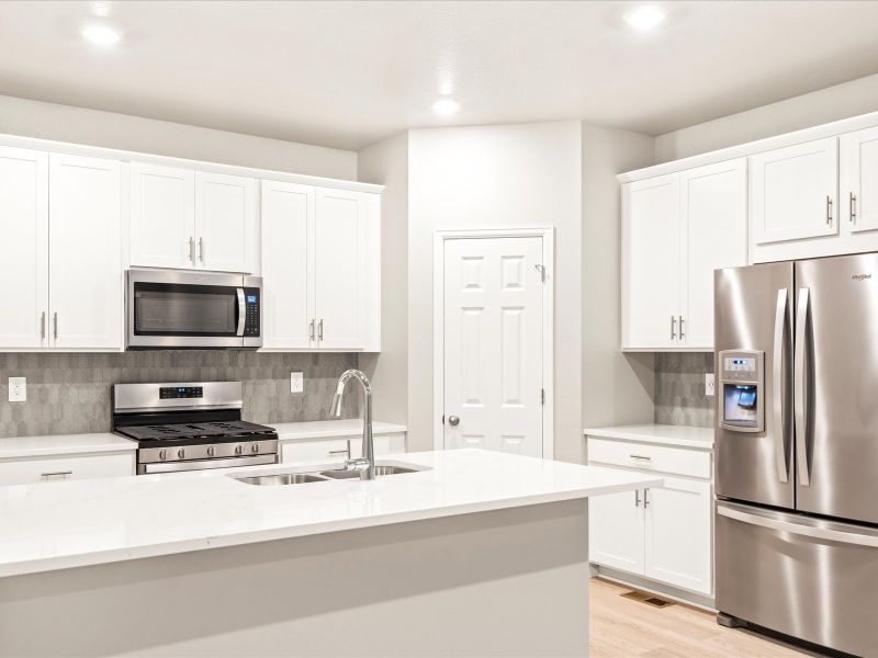 Emerald floorplan interior image taken at Poudre Heights, a Meritage Homes community in Windsor, CO.