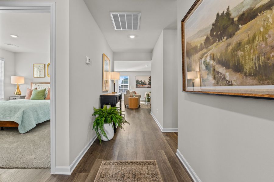 Furnished interior in a model home at Howard Drive in Fountain Inn (Image 22).