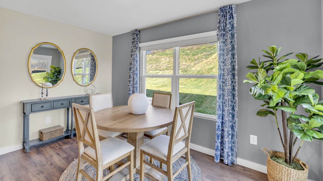 Furnished interior in a model home at Emory Creek in Harriman (Image 7).