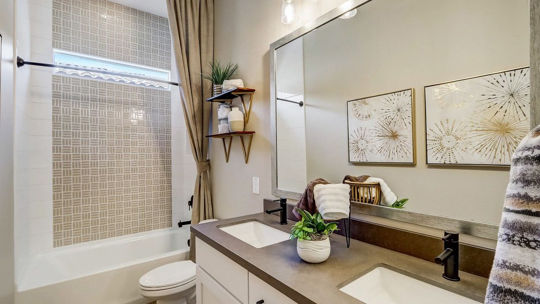 Furnished interior in a model home at Canyon Views - Hacienda in Litchfield Park (Image 19).