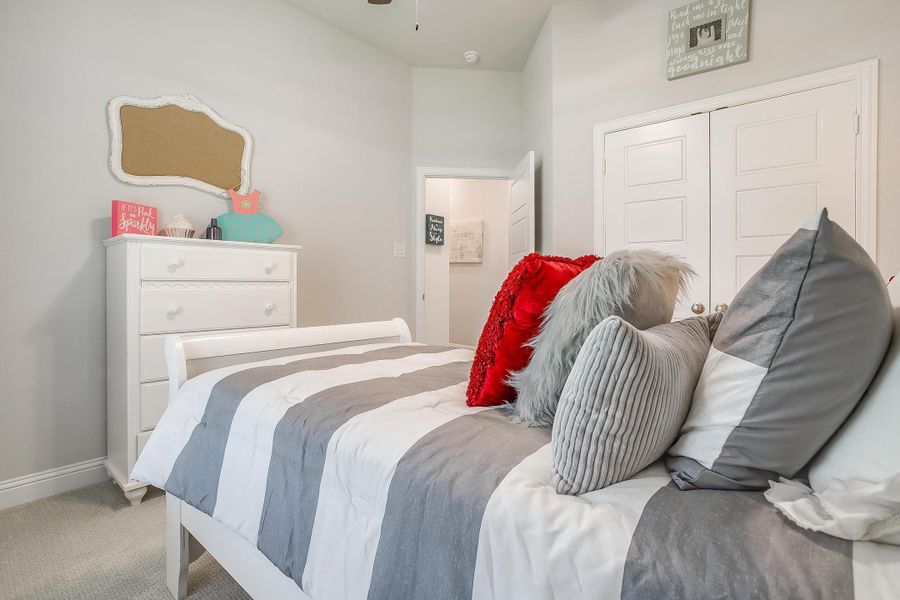 Furnished interior in a model home at Mallard Point in Greenville (Image 43).