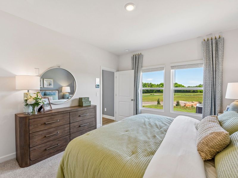 Furnished interior in a model home at Trivium Meadows in Newton (Image 11). Furnished interior in a model home at Trivium Meadows in Newton (Image 11).