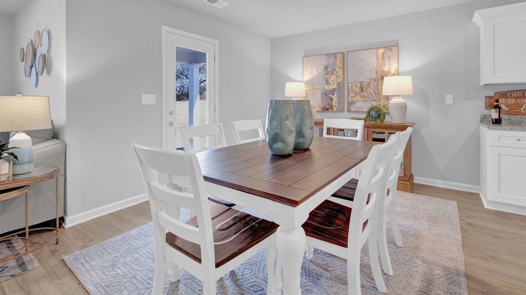 Furnished interior in a model home at Riggs Pointe in Millington (Image 19).