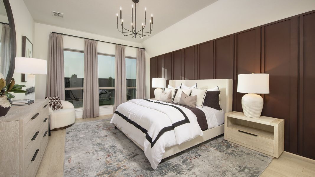 Furnished interior in a model home at Revera 50' in Richmond (Image 10).