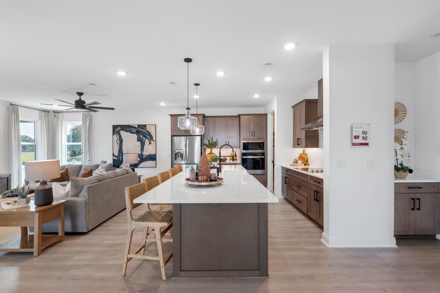 Furnished interior in a model home at Acuera Estates in Apopka (Image 9).