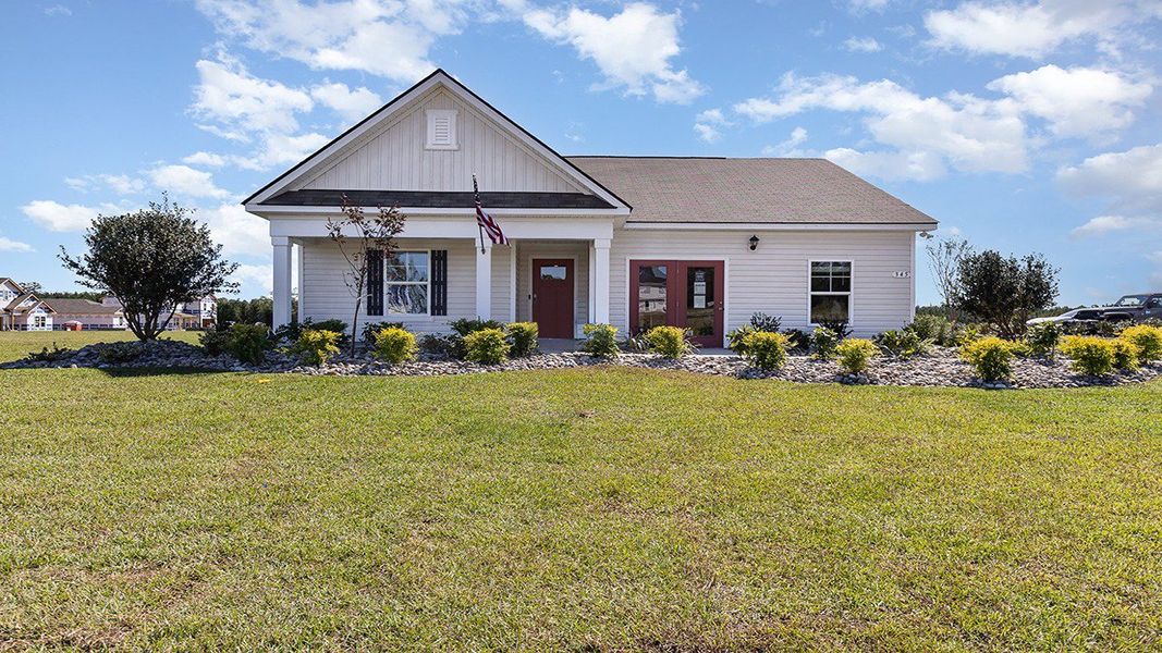 Front exterior of a home in the Heritage Crossing community, located in Conway, SC (Image 8).