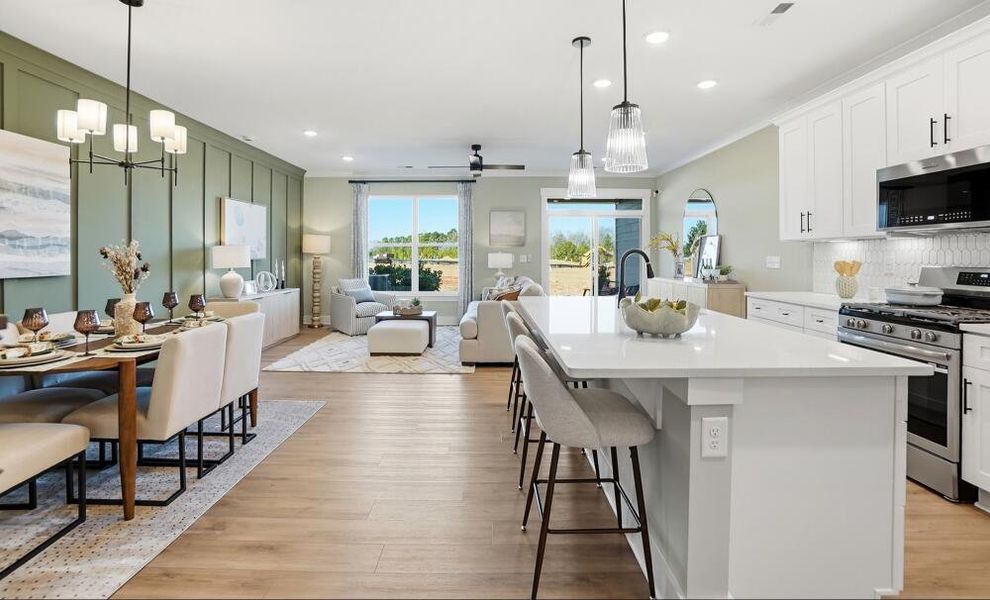 Furnished interior in a model home at Blythe Mill Townhomes in Waxhaw (Image 38). Furnished interior in a model home at Blythe Mill Townhomes in Waxhaw (Image 38).