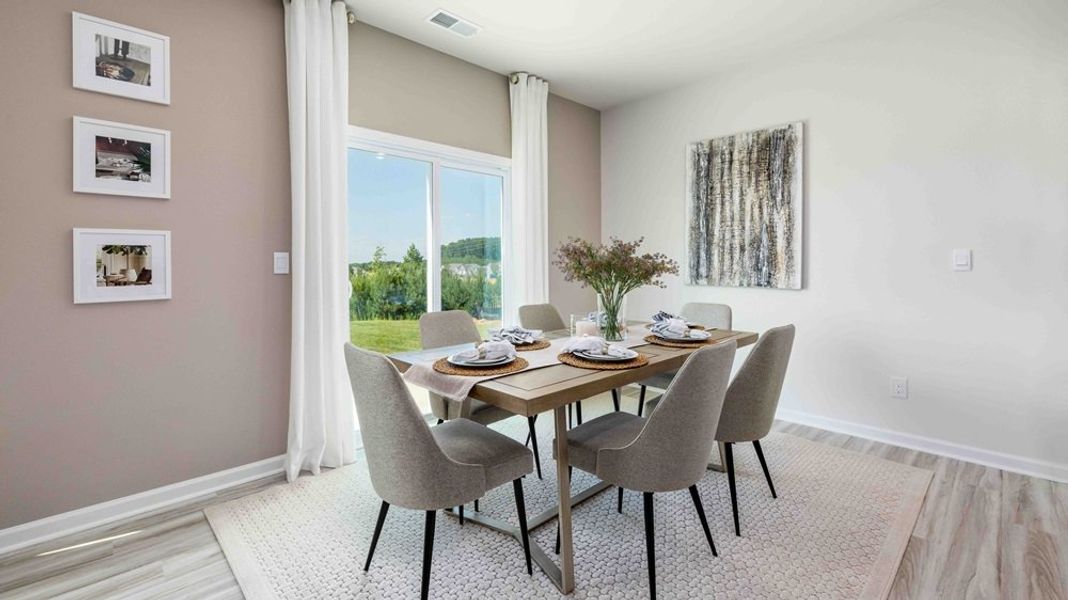 Furnished interior in a model home at Laurelbrook in Sherrills Ford (Image 23).