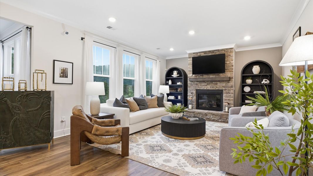 Furnished interior in a model home at The Wilds at Cedar Mountain in Asheville (Image 29). Furnished interior in a model home at The Wilds at Cedar Mountain in Asheville (Image 29).