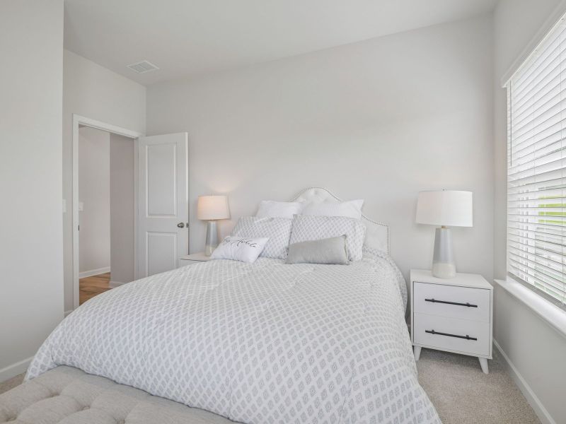 Furnished interior in a model home at Moss Farms in Lula (Image 12). Furnished interior in a model home at Moss Farms in Lula (Image 12).