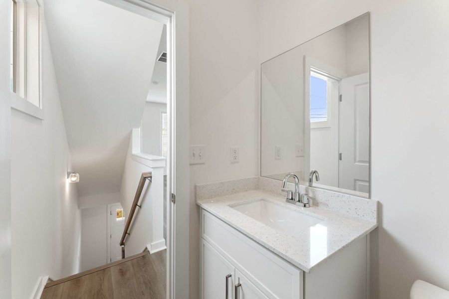 Furnished interior in a model home at Array in Atlanta (Image 20).