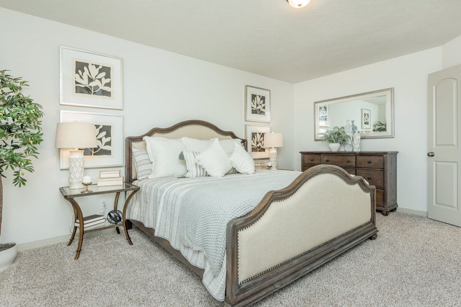 Furnished interior in a model home at Spring Lake in Huntsville (Image 7).