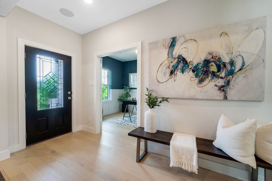 Furnished interior in a model home at Bluestem in Brookshire (Image 4). Furnished interior in a model home at Bluestem in Brookshire (Image 4).