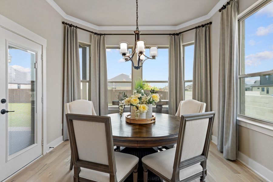 Furnished interior in a model home at Callan Village in Lorena (Image 6). Furnished interior in a model home at Callan Village in Lorena (Image 6).