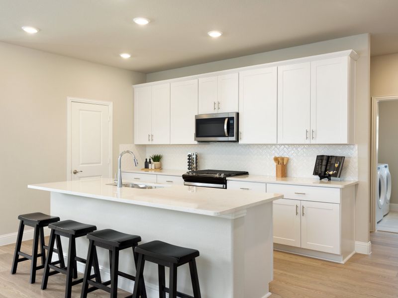 The Bexar kitchen featured at Anna Ranch.