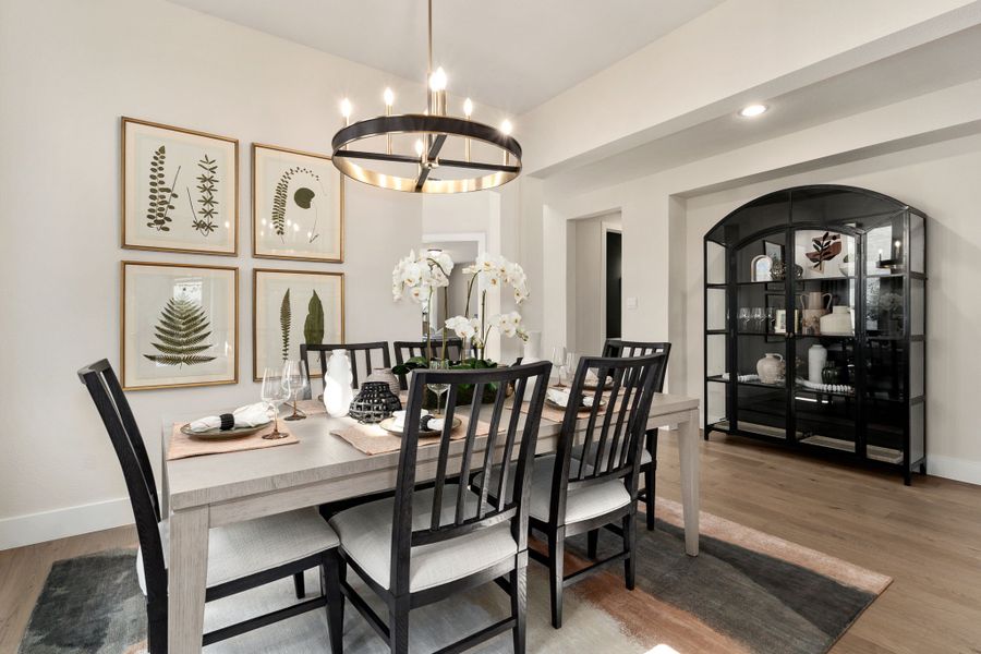 Plan 1687 North Sky 65s Dining Area Photo by American Legend Homes