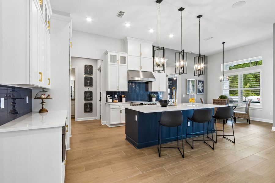 Furnished interior in a model home at Sandy Bluff in Yulee (Image 23).