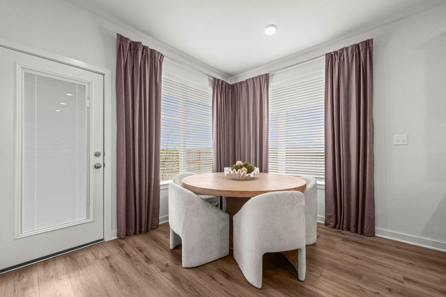 Furnished interior in a model home at Rancho San Gabriel in Georgetown (Image 17). Furnished interior in a model home at Rancho San Gabriel in Georgetown (Image 17).
