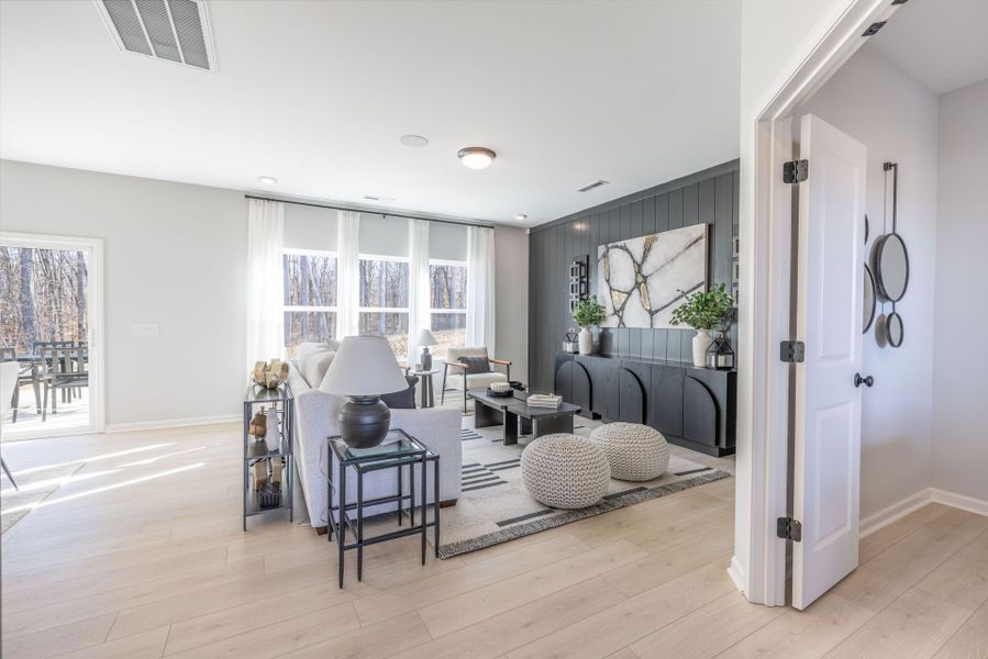 Furnished interior in a model home at River Rock in Winston-Salem (Image 6).