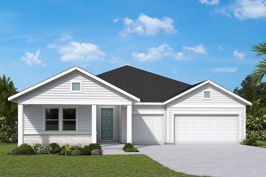 Front exterior of a home in the The Preserve at Laurelton – Haven Collection community, located in Green Cove Springs, FL (Image 10).