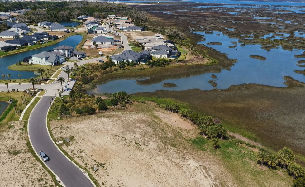 Aerial view of the Madeira at St Augustine community in St. Augustine, FL, showing layout and nearby surroundings (Image 5).