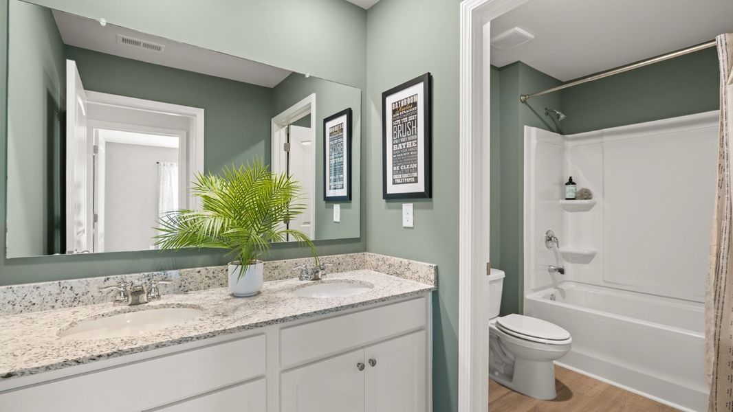 Furnished interior in a model home at Fairhaven in Lithia Springs (Image 37).