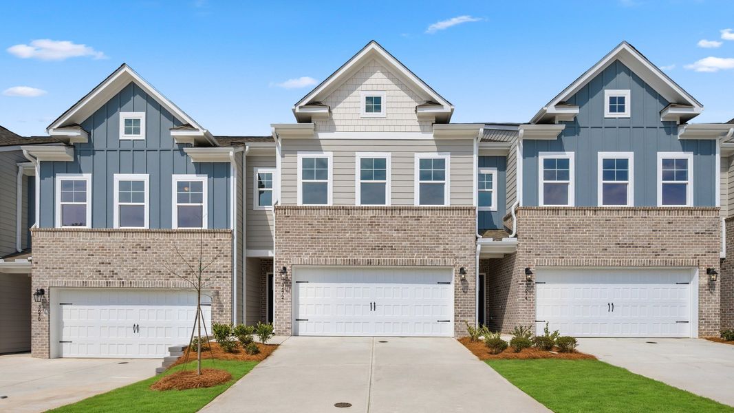Front exterior of a home in the Langley Overlook community, located in Loganville, GA (Image 3). Front exterior of a home in the Langley Overlook community, located in Loganville, GA (Image 3).
