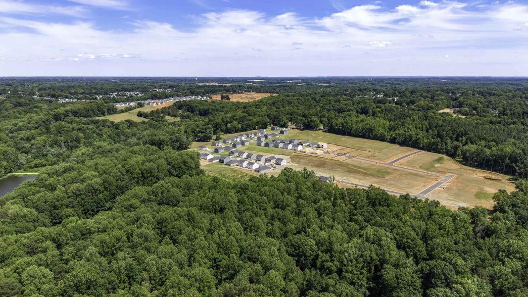 Aerial view of the Quail Haven community in Winston-Salem, NC, showing layout and nearby surroundings (Image 9).
