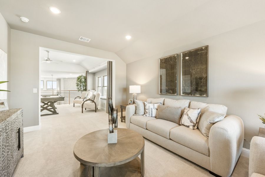 Media Room. Bloomfield Homes - New Homes in Dallas Fort Worth, Texas