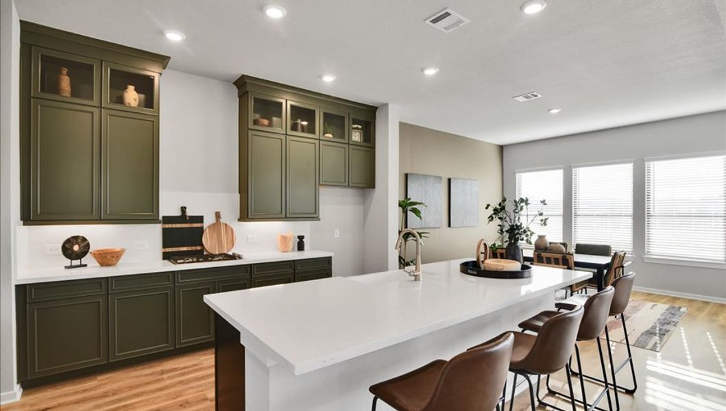 Furnished interior in a model home at Summer Place  35' in Montgomery (Image 45).