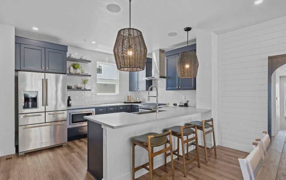 Furnished interior in a model home at Westminster Station in Westminster (Image 3). Furnished interior in a model home at Westminster Station in Westminster (Image 3).