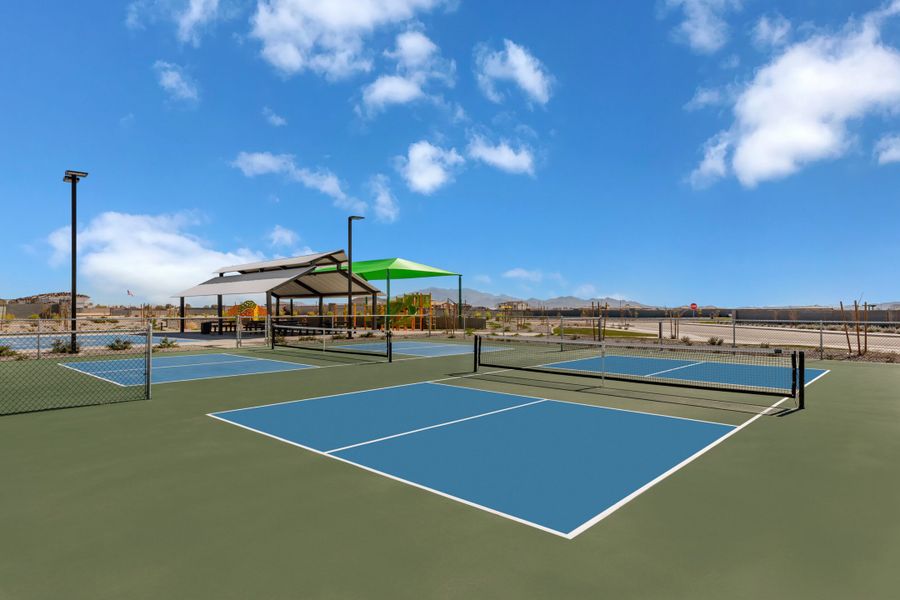 Community Park - PIckleball Courts | The Grove at Citrus Park | New Homes in Goodyear, AZ | Landsea Homes