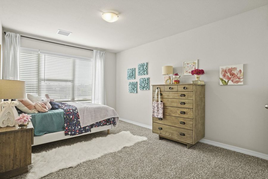 Furnished interior in a model home at Paseos Del Este in Horizon City (Image 7). Furnished interior in a model home at Paseos Del Este in Horizon City (Image 7).