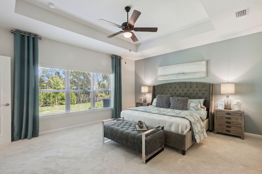 Furnished interior in a model home at Weston Woods in Jacksonville (Image 23). Furnished interior in a model home at Weston Woods in Jacksonville (Image 23).