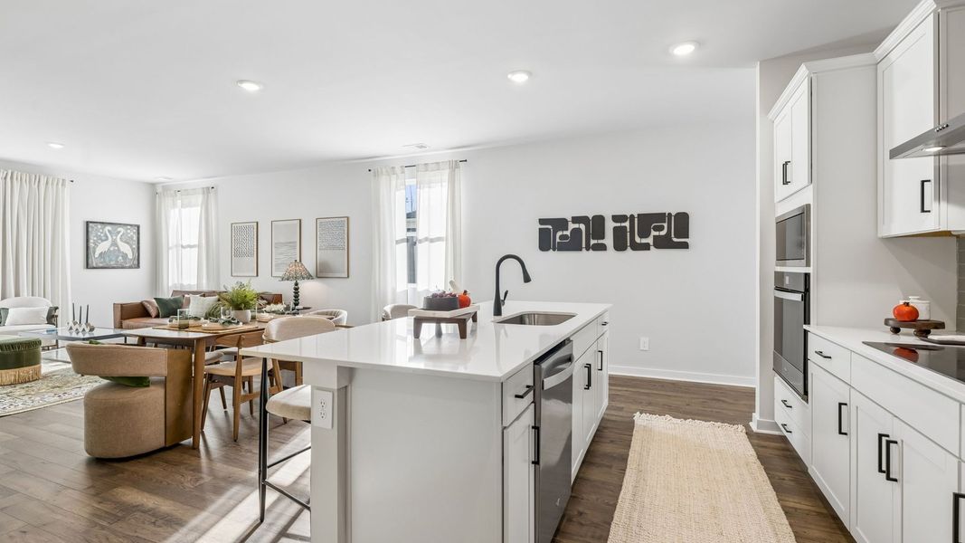 Furnished interior in a model home at Reserve at Hickory Ridge in Columbia (Image 90).