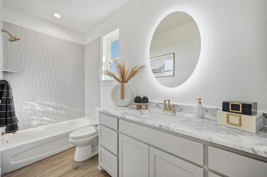 Furnished interior in a model home at Aledo Heights - Aledo ISD in Aledo (Image 45). Furnished interior in a model home at Aledo Heights - Aledo ISD in Aledo (Image 45).