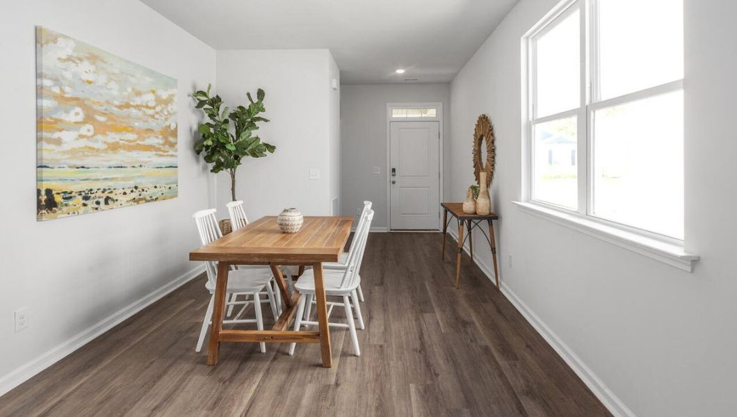 Furnished interior in a model home at Lockwood Landing in Supply (Image 12). Furnished interior in a model home at Lockwood Landing in Supply (Image 12).