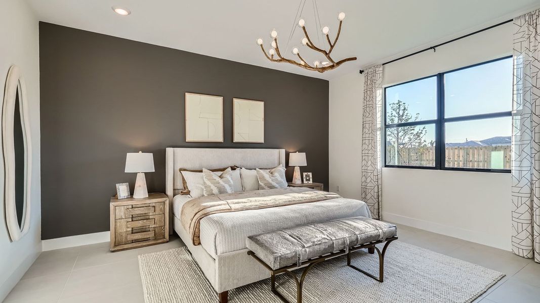 Furnished interior in a model home at Estrella Square in Homestead (Image 15). Furnished interior in a model home at Estrella Square in Homestead (Image 15).