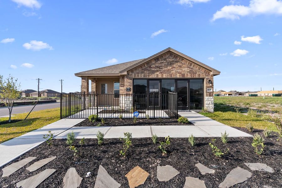 Front exterior of a home in the Ranch View community, located in Corpus Christi, TX (Image 1).