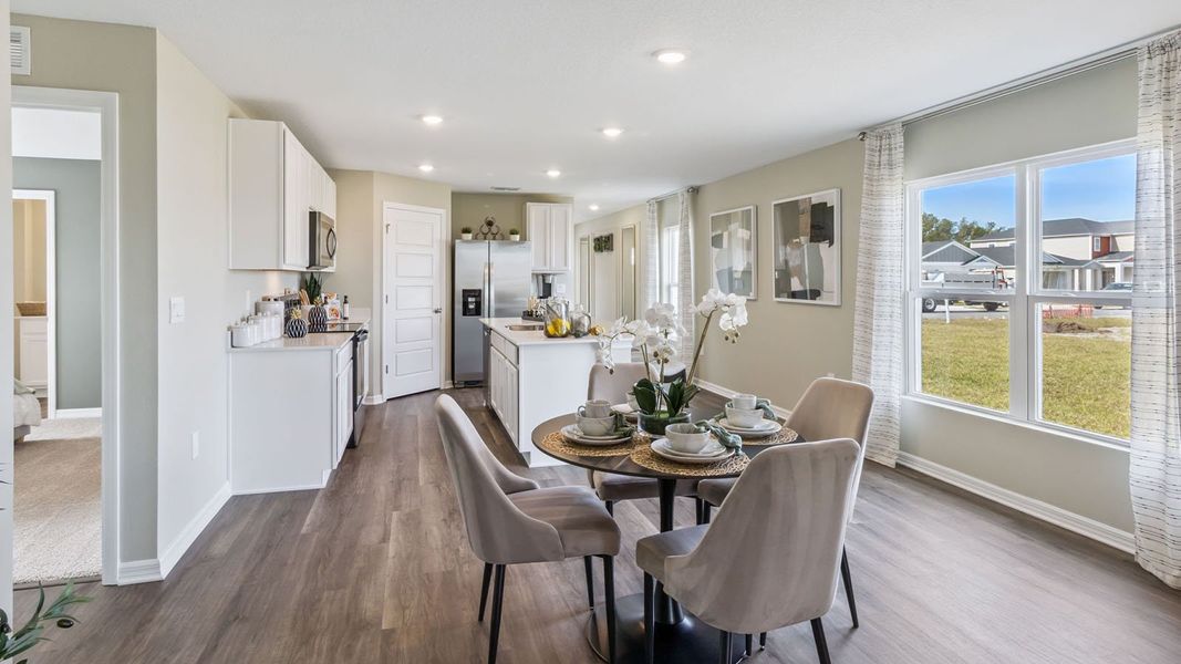 Furnished interior in a model home at Villamar in Winter Haven (Image 8).