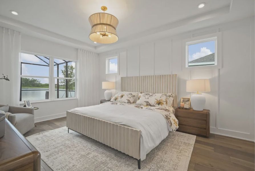 Furnished interior in a model home at Waterset in Apollo Beach (Image 70). Furnished interior in a model home at Waterset in Apollo Beach (Image 70).