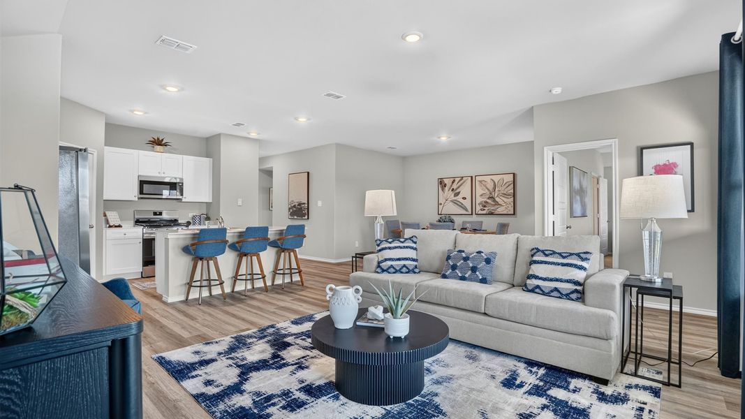Furnished interior in a model home at Rock Creek West in Fort Worth (Image 10). Furnished interior in a model home at Rock Creek West in Fort Worth (Image 10).